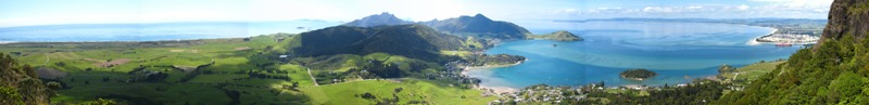 Panorama View from Mount Manaia