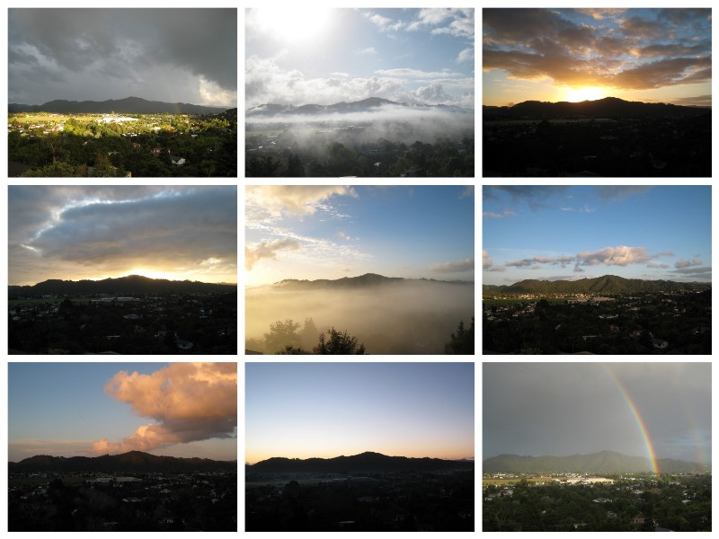 Mount Parihaka views opposite